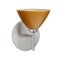 Besa Lighting Domi Mini Sconce, Oak, Satin Nickel Finish, 1x5W LED 1SW-1743OK-LED-SN - alternate 1